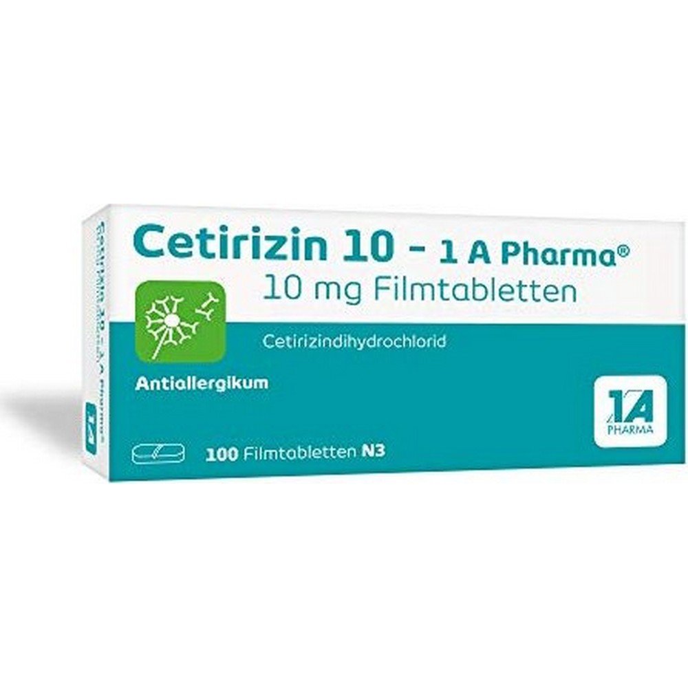 1A Pharma Cetirizin 10mg Filmtabletten 100 Stück