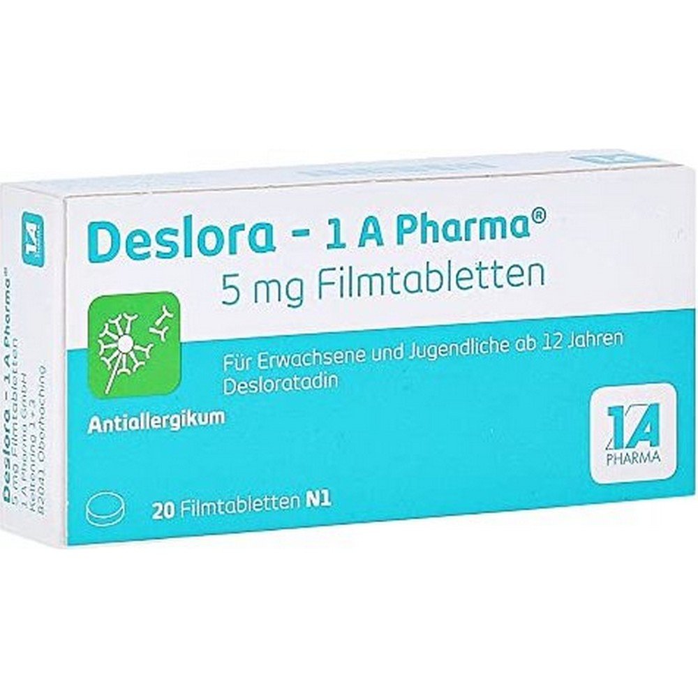 1A Pharma Deslora 5mg Tabletten 20 Stück