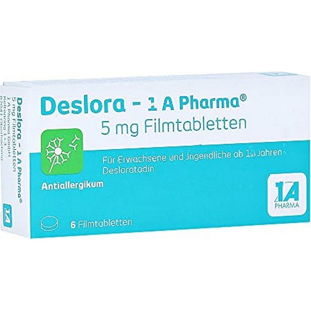 1A Pharma Deslora 5mg Tabletten 6 Stück