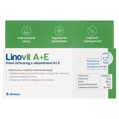 Linourea A+E urea cream with vitamins A and E 50g