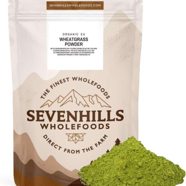 Sevenhills Wholefoods Organic Wheat Grass Powder 1kg