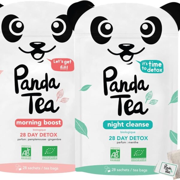 Panda Tea Detox Tea 28 Day Challenge 56 tea bags