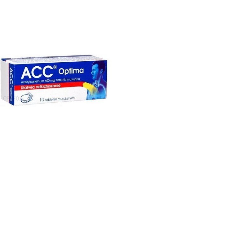 ACC Optima 600 mg effervescent tablets 10 pcs