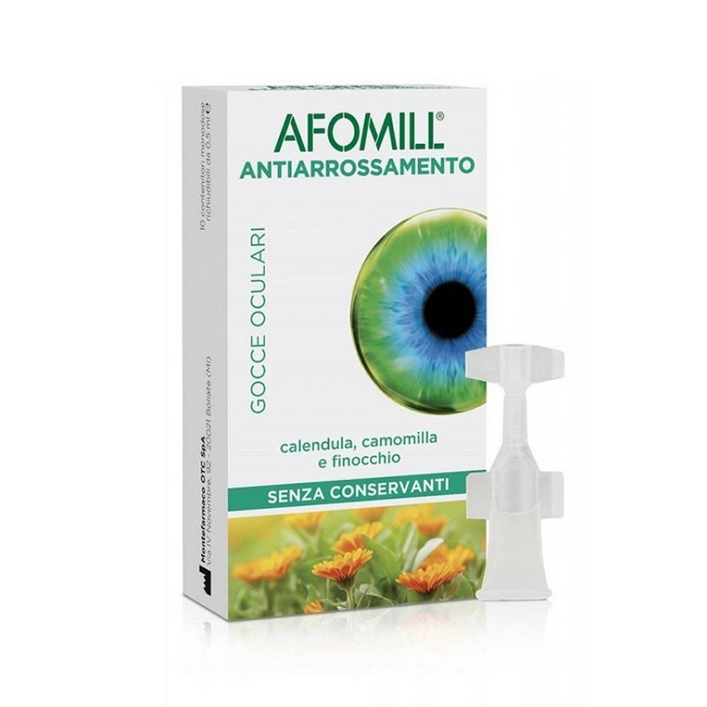 Afomill Antiarrossamento Einzeldosis-Augentropfen 10 Vials