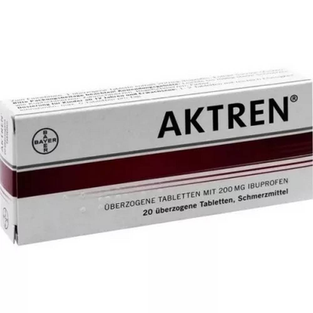 AKTREN coated tablets — 20 pcs