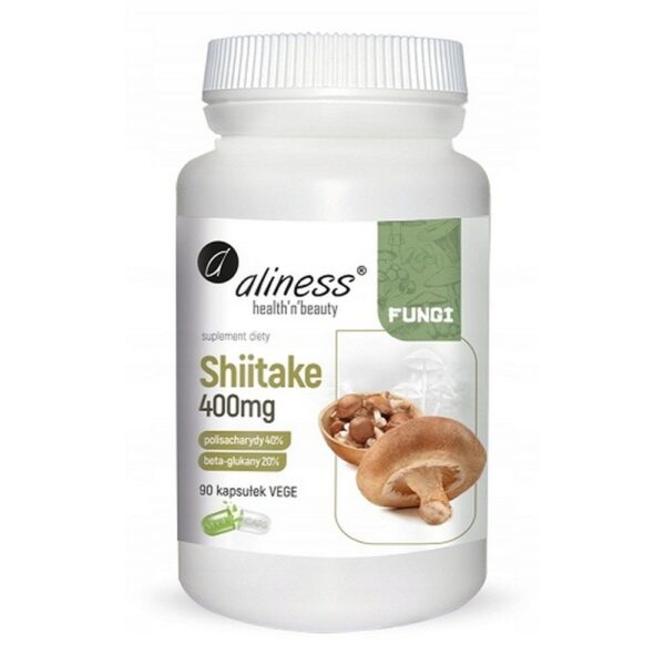 Aliness Reishi 400 mg 90 Vegetarian Capsules Beta-glucans