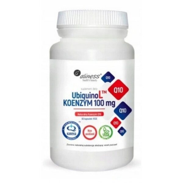 Aliness Ubiquinol Coenzyme Q10 100 mg 60 Capsules