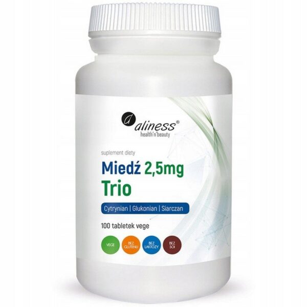 Aliness Copper Trio 2.5 mg 100 Tablets