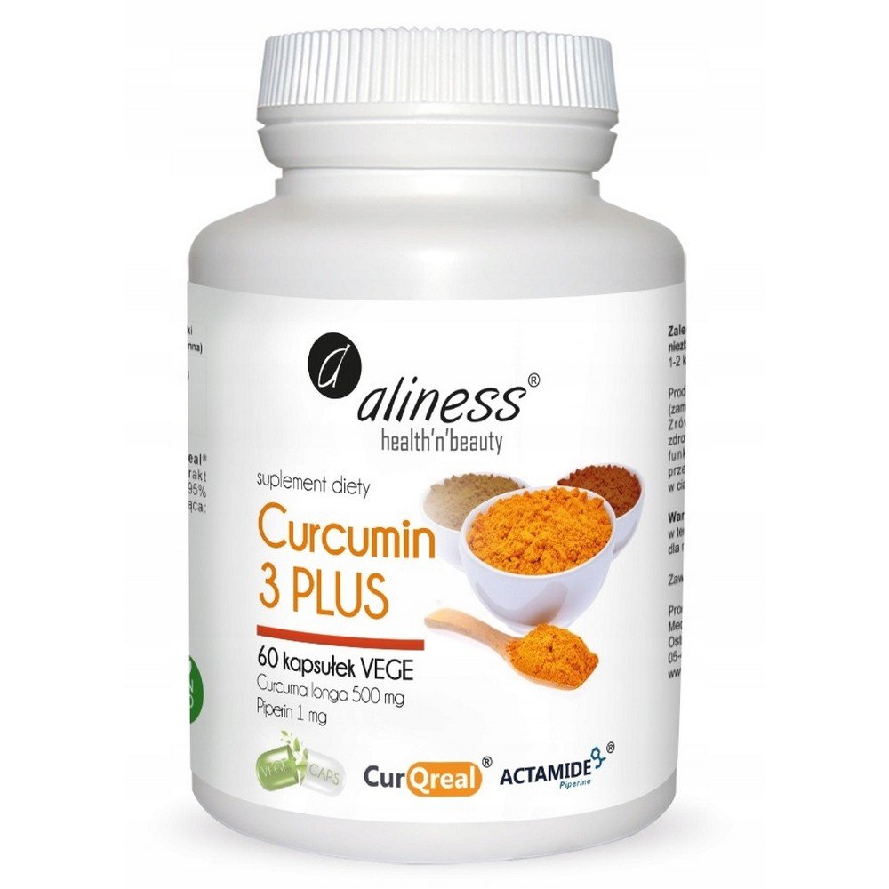 Aliness Curcumin and Piperine 60 Capsules
