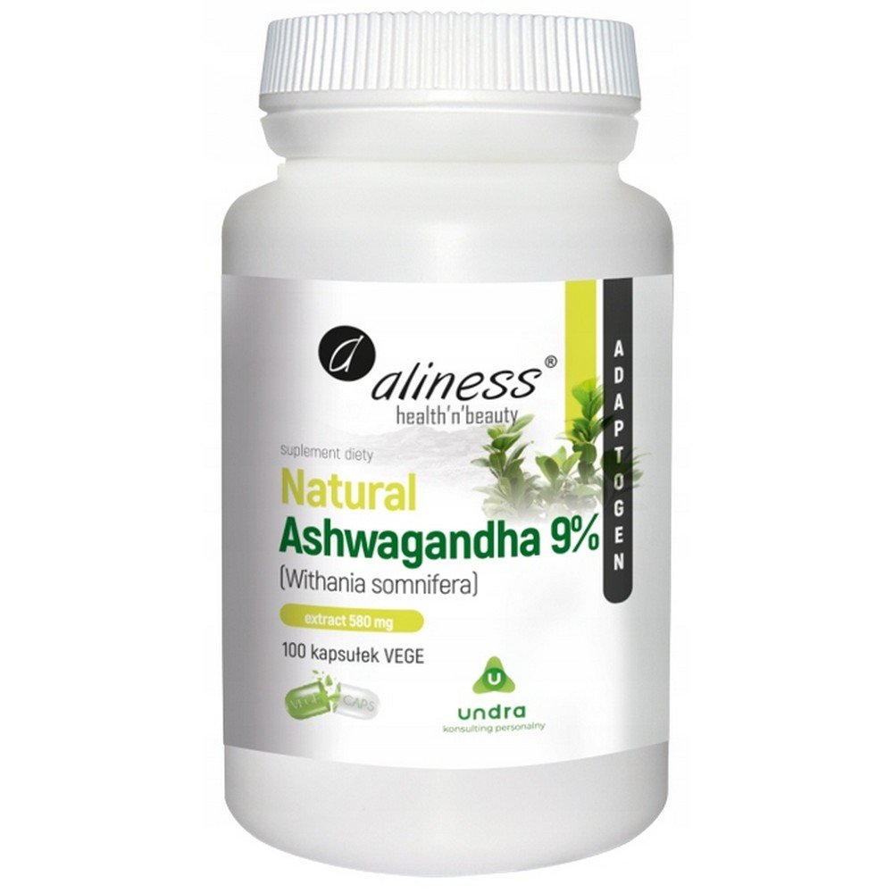 Aliness Natural Ashwagandha 580 mg 100 Capsules