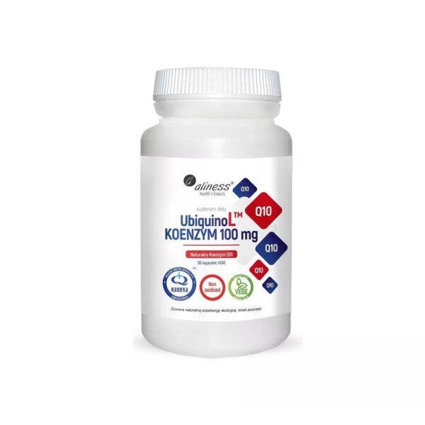 Aliness Ubiquinol Natural Coenzyme Q10 100mg 60 Capsules