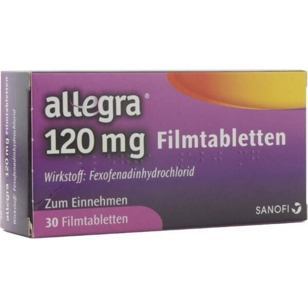 Allegra 120mg Filmtabletten 30 Stück