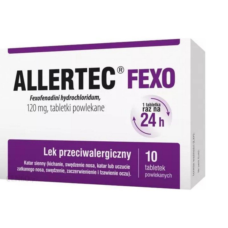Allertec Fexo 120 mg tablets 10 pcs