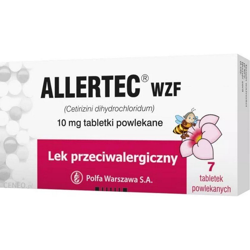 Allertec WZF 10 mg tablets 7 pcs