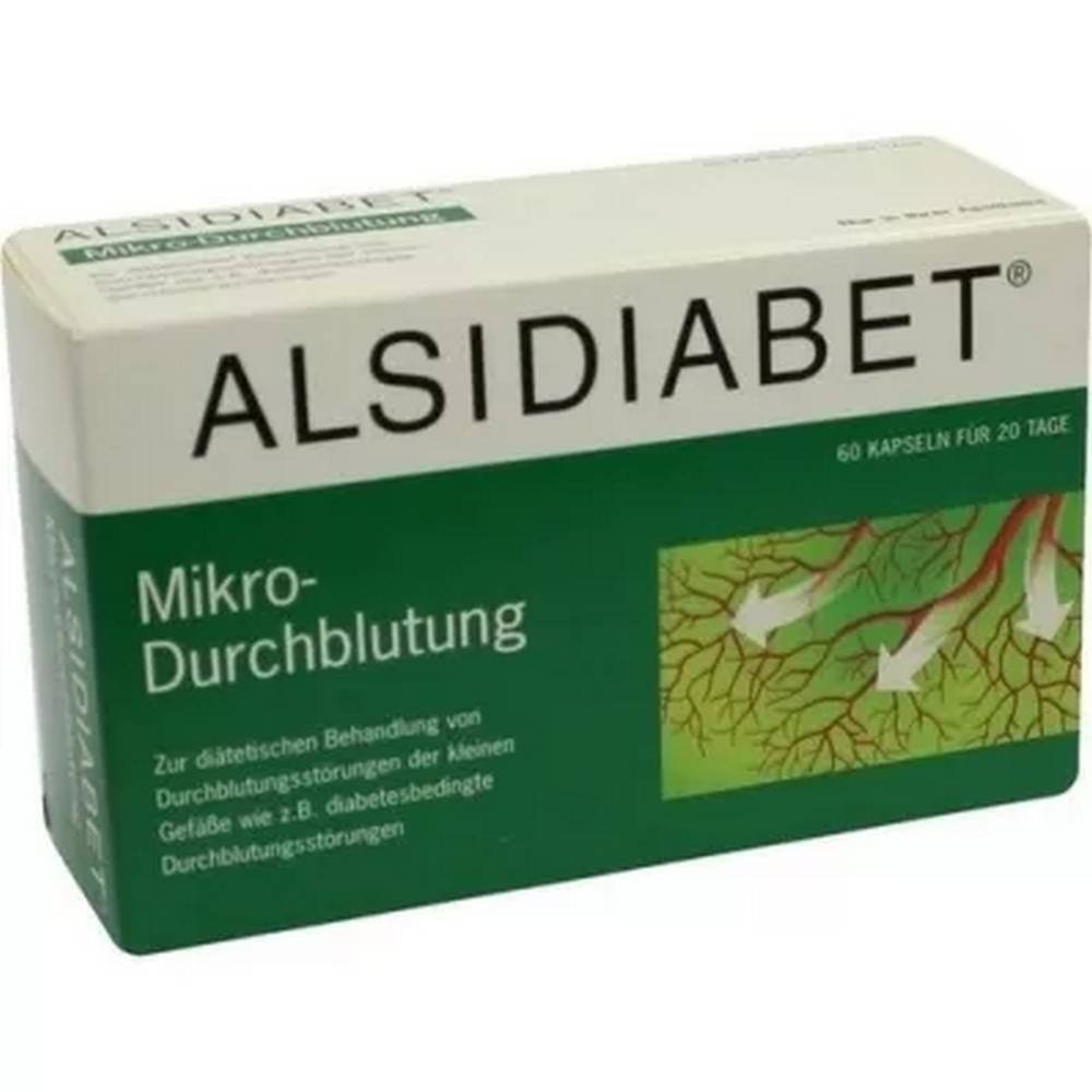 Alsidiabet Diabetic Capsules 60 Pieces