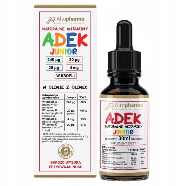 Alto Pharma ADEK Junior – Multivitamin for Children, 30 ml