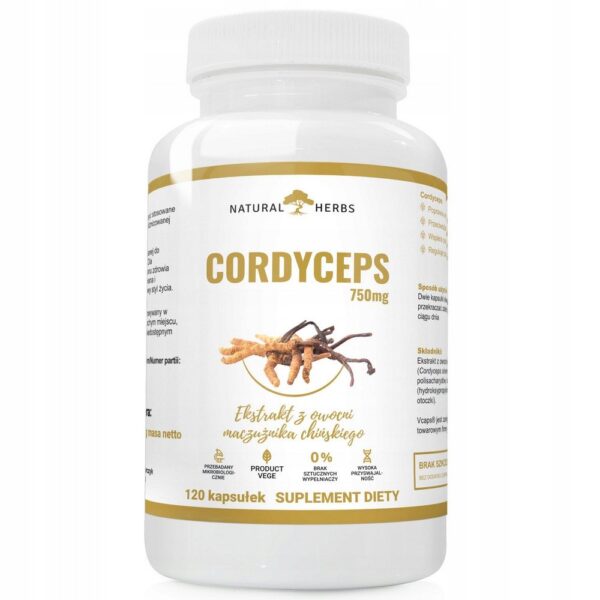 Alto Pharma Cordyceps 750 mg – Dietary Supplement, 120 Capsules