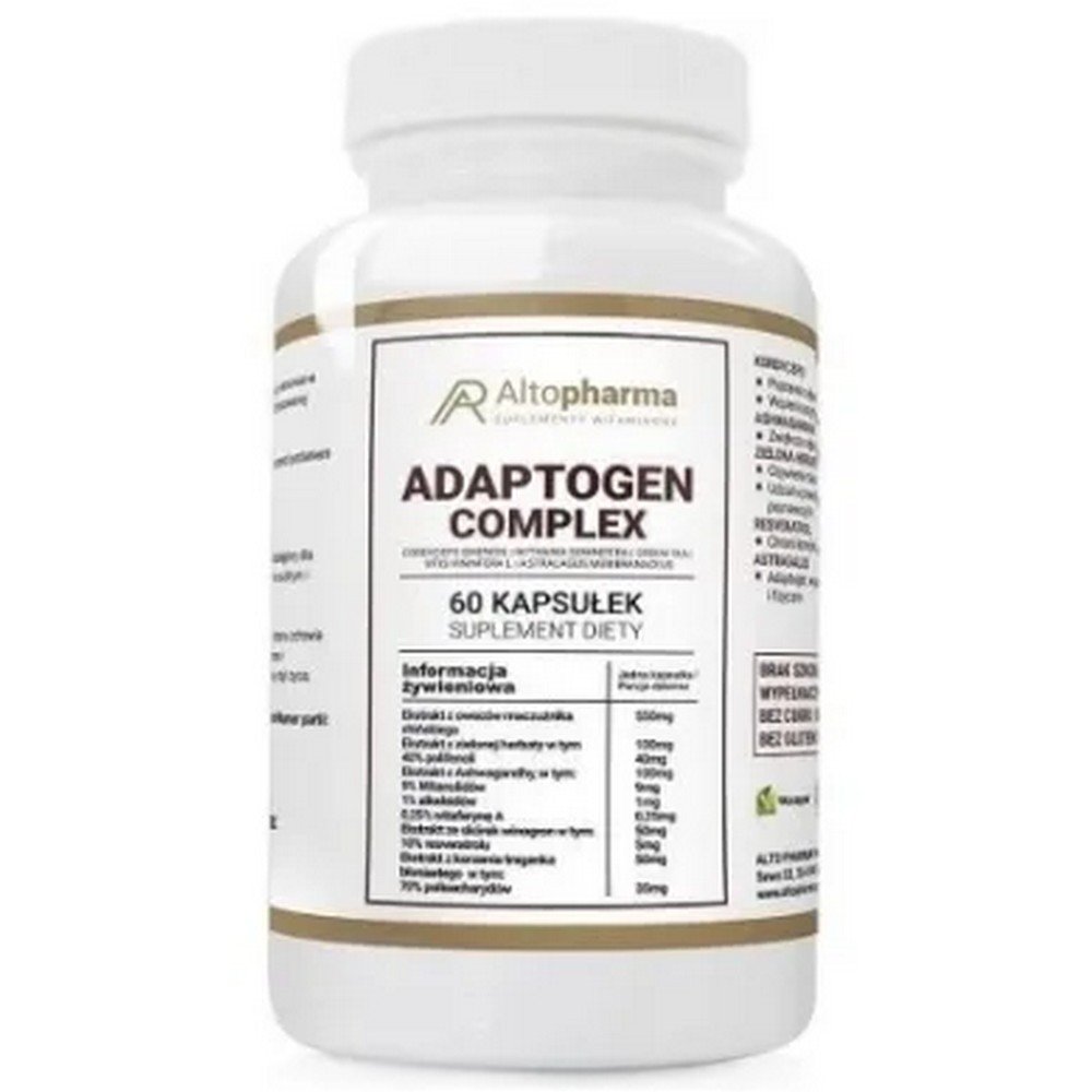 Alto Pharma Adaptogen Complex – Stress & Energy Support, 60 Capsules