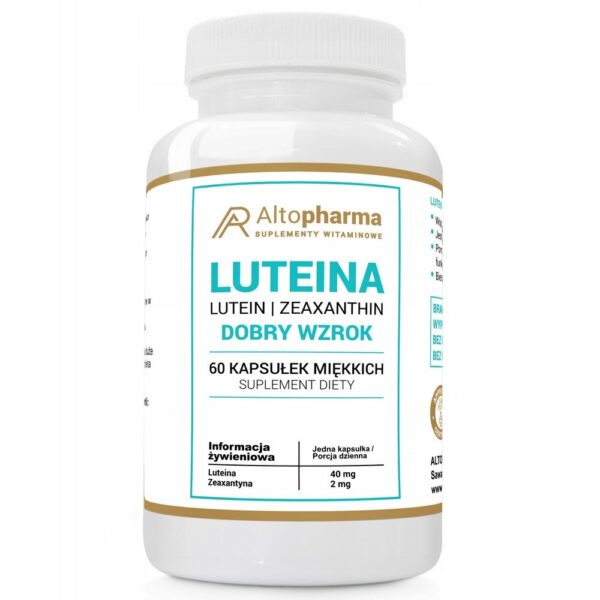 Alto Pharma Lutein – Eye Health Dietary Supplement, 60 Capsules