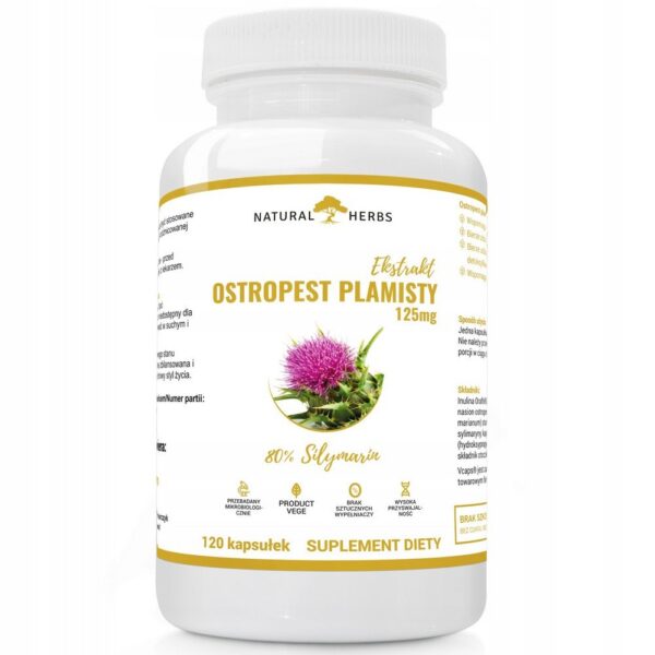 Alto Pharma Milk Thistle Silymarin – Liver Support, 120 Capsules