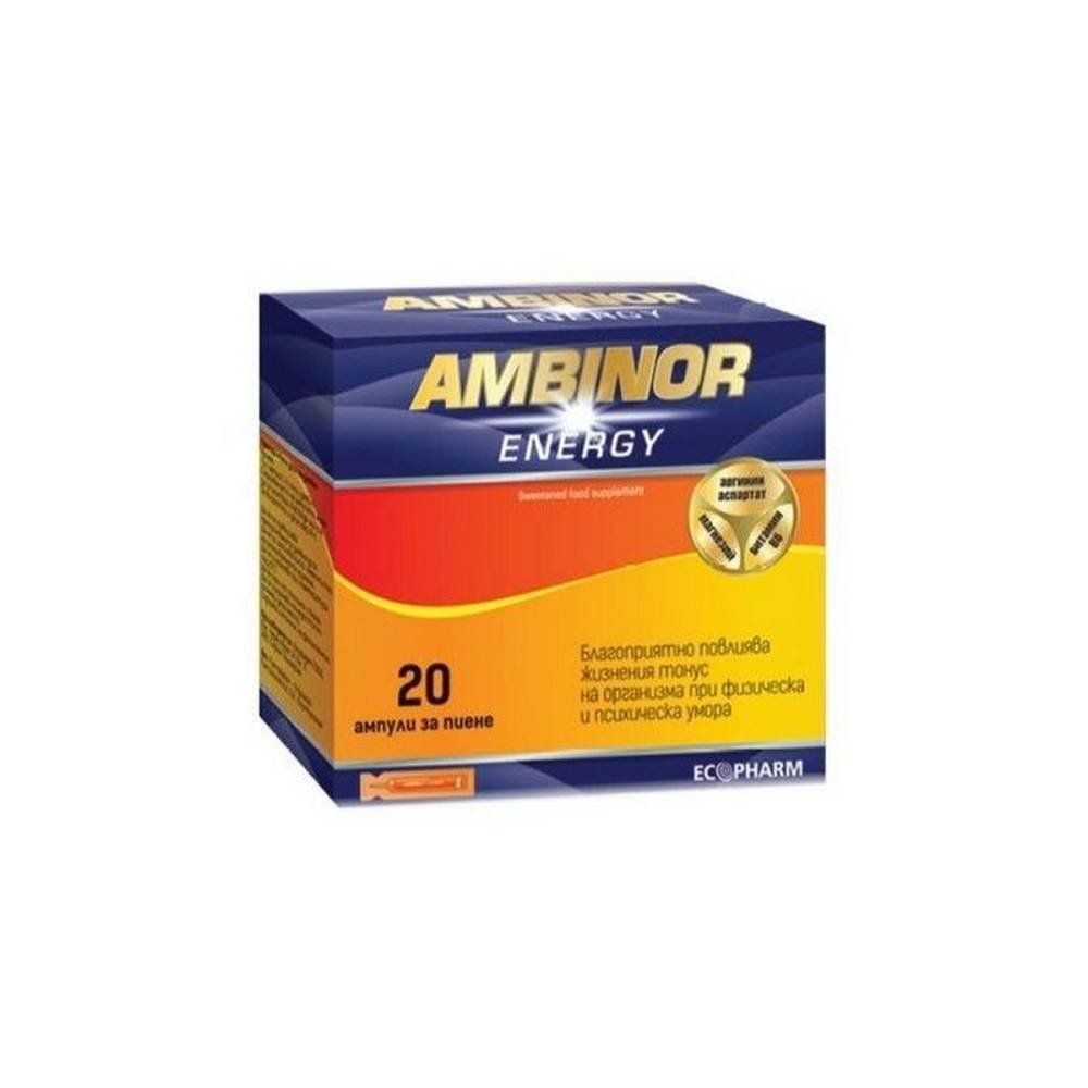 Ambinor Energy Trinkampullen 10ml × 20 Stück
