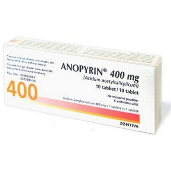 Anopyrin 400 mg tablets 10 pcs