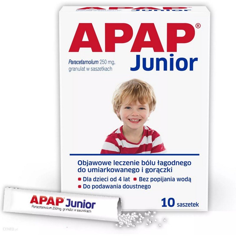 Apap Junior 10 sachets