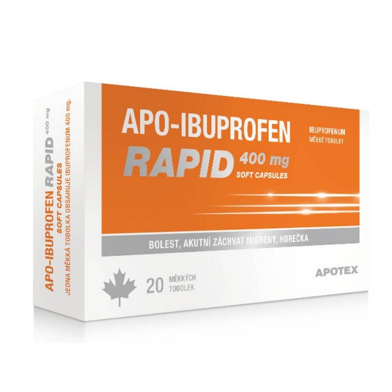 Apo-Ibuprofen Rapid 400 mg soft capsules 20 pcs