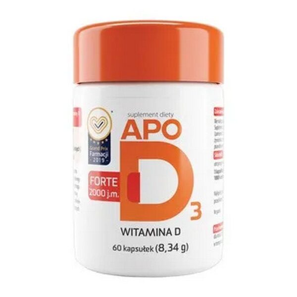 ApoD3 Forte 2000 IU Capsules 60 Pieces