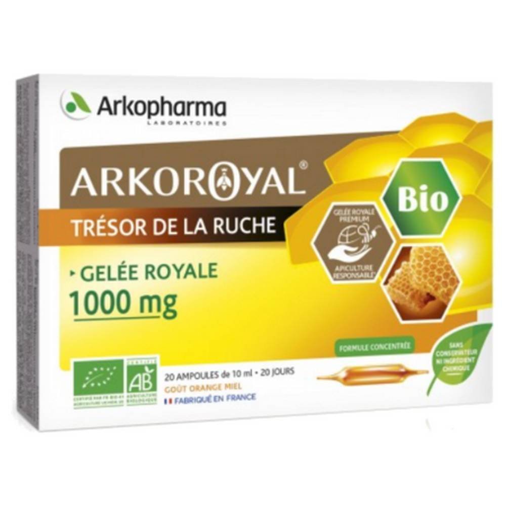 Arko Royal Royal Jelly 1000 mg – Energy & Immunity, 20 Vials