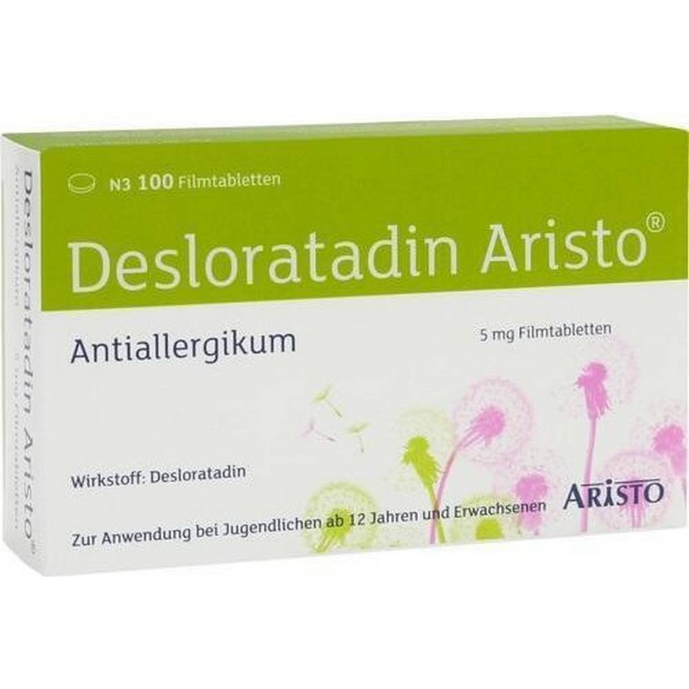 Aristo Pharma Desloratadin Aristo 5mg Filmtabletten 100 Stück