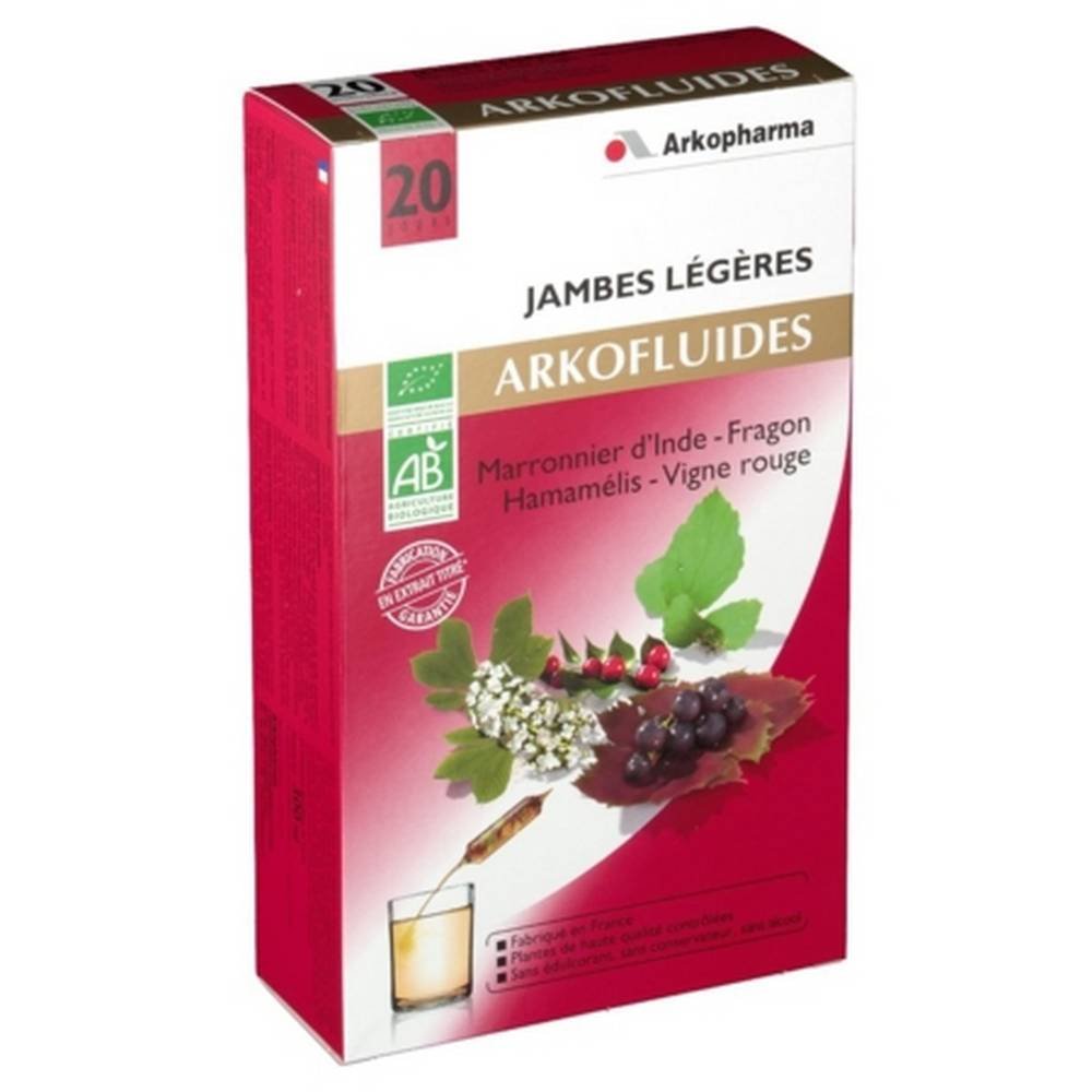 Arkofluides Organic Light Legs – 20 Ampoules