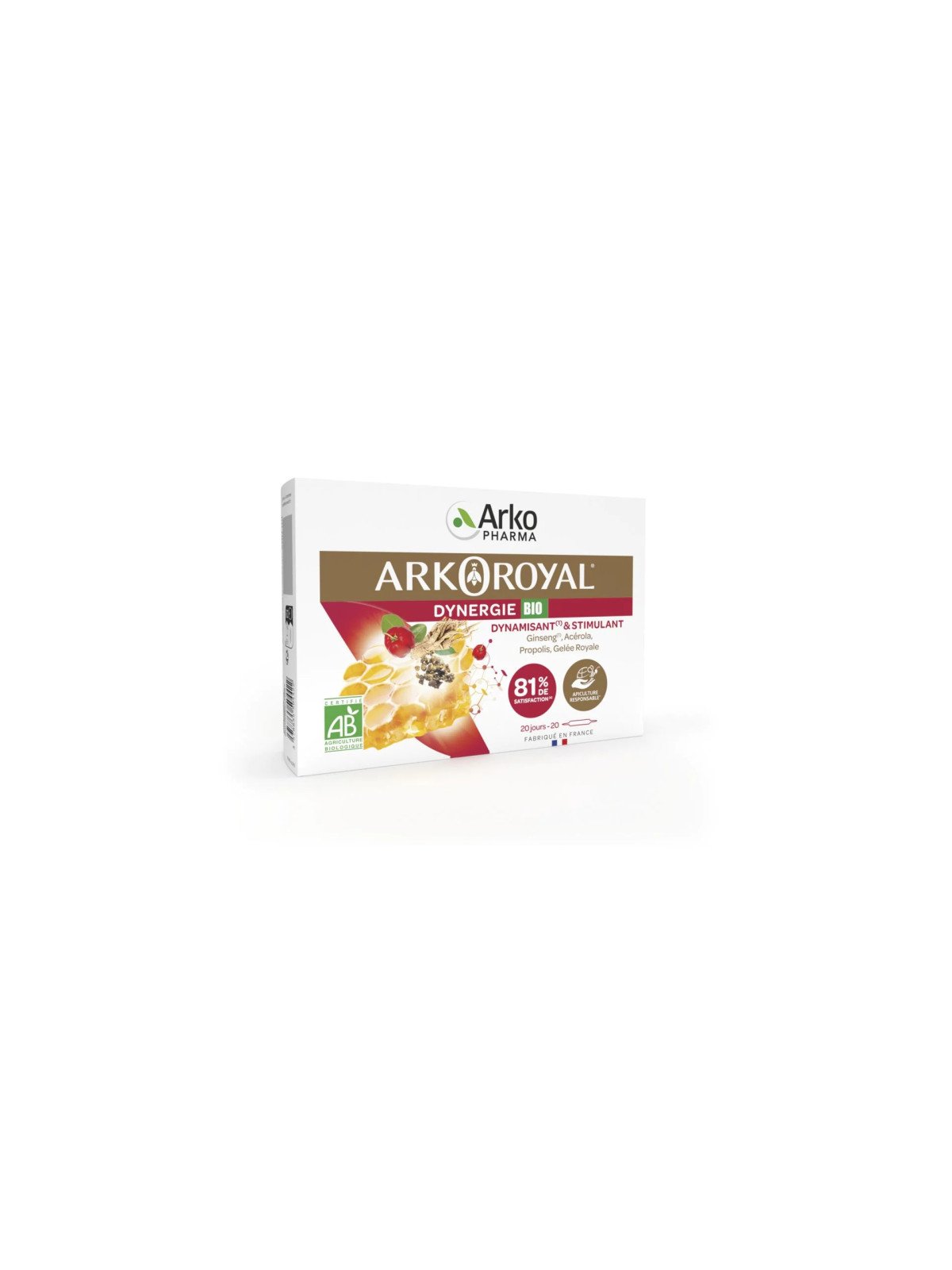Arkoroyal Dynergie – Royal Jelly Energy Formula, 20 x 10 ml