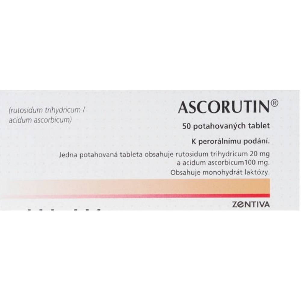 Ascorutin 100mg/20mg Tabletten 50 Stück (5×10)