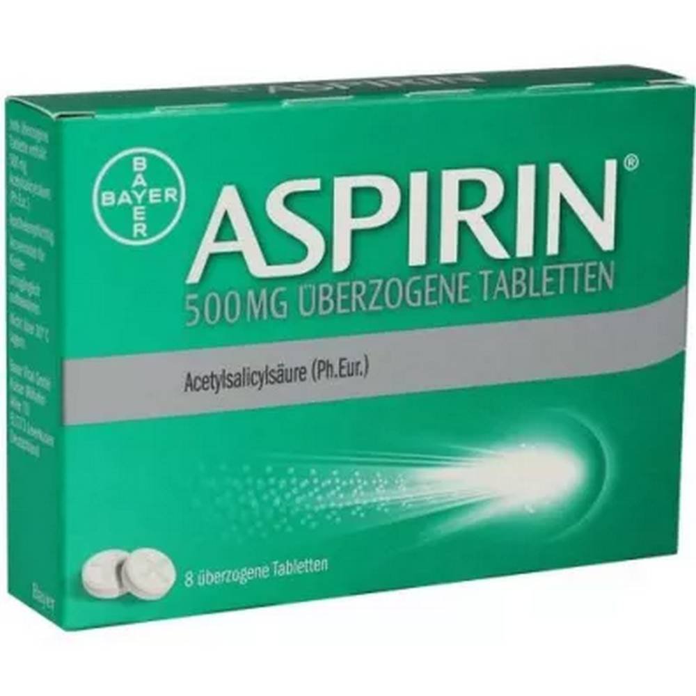 Aspirin 500 mg Tablets 8 pcs