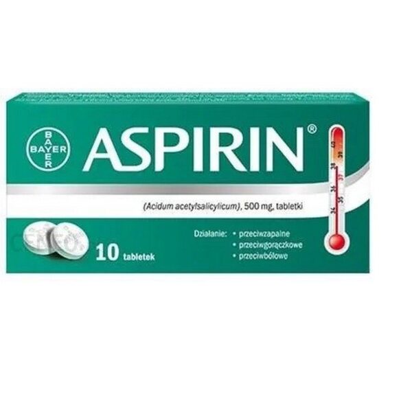 Aspirin 500 mg tablets 10 pcs