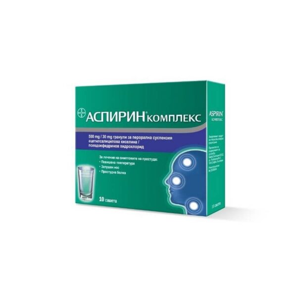 Aspirin Complex 500mg/30mg Granulat 10 Stück