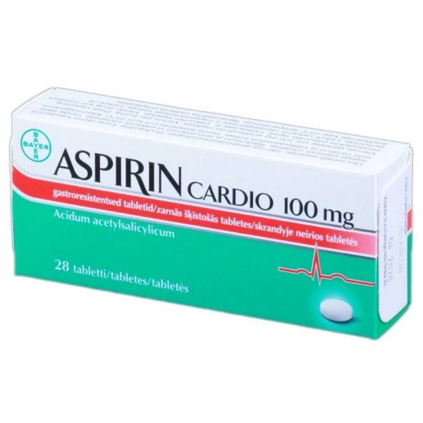 Aspirin Cardio 100 mg Film-Coated Tablets 28 pcs