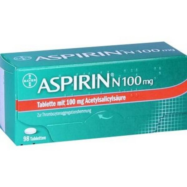 Aspirin N 100 mg Tablets 98 pcs