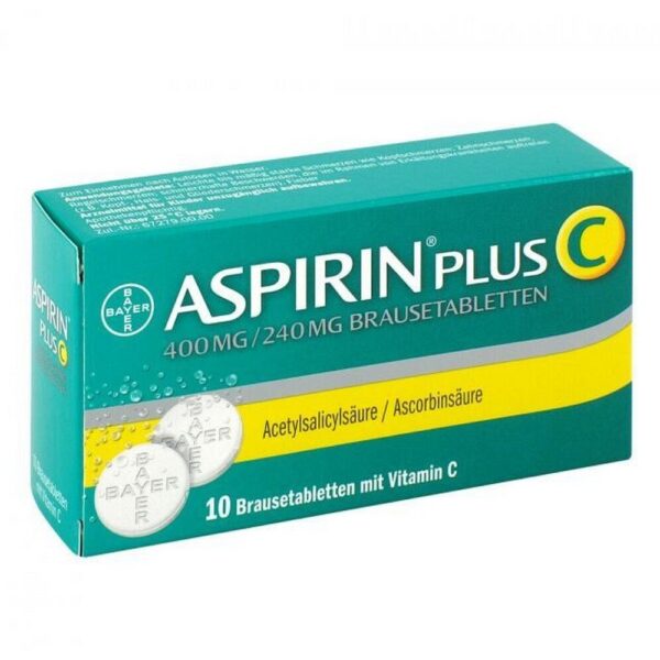 Aspirin Plus C Effervescent Tablets 10 pcs