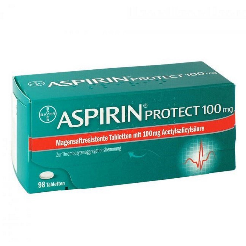 Aspirin Protect 100 mg Gastro-Resistant Tablets 98 pcs