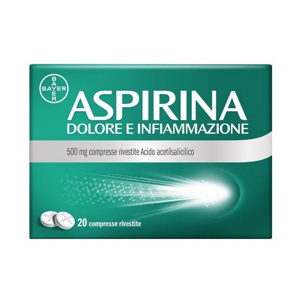 Aspirina Dolore e Infiammazione 500mg Tabletten 20 Stück