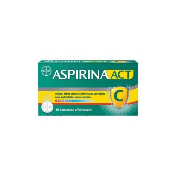 Aspirina Act 800mg/480mg Tabletten 10 Stück