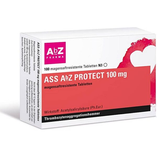 ASS AbZ Protect 100 mg Gastro-Resistant Tablets 100 pcs
