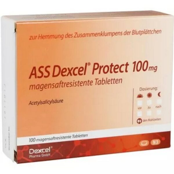 ASS Dexcel Protect 100 mg Tablets 100 pcs