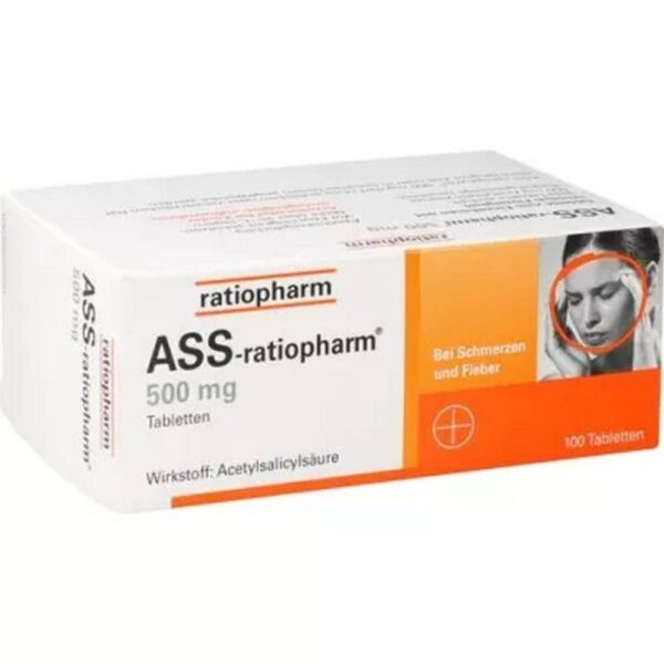 ASS-ratiopharm 500 mg Tablets 100 pcs
