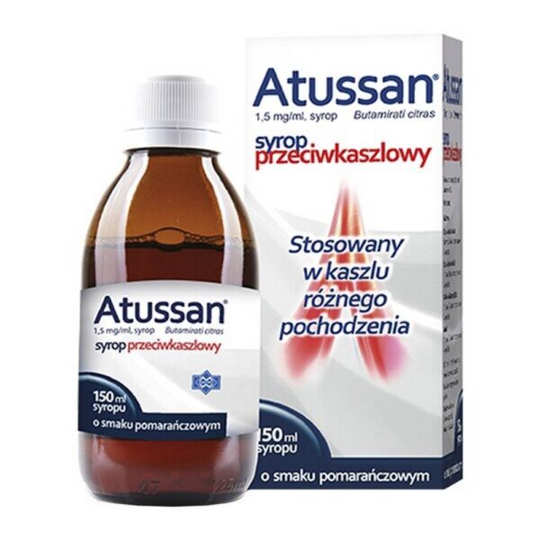 Atussan 1.5 mg/ml Syrup (Orange Flavour) 150 ml