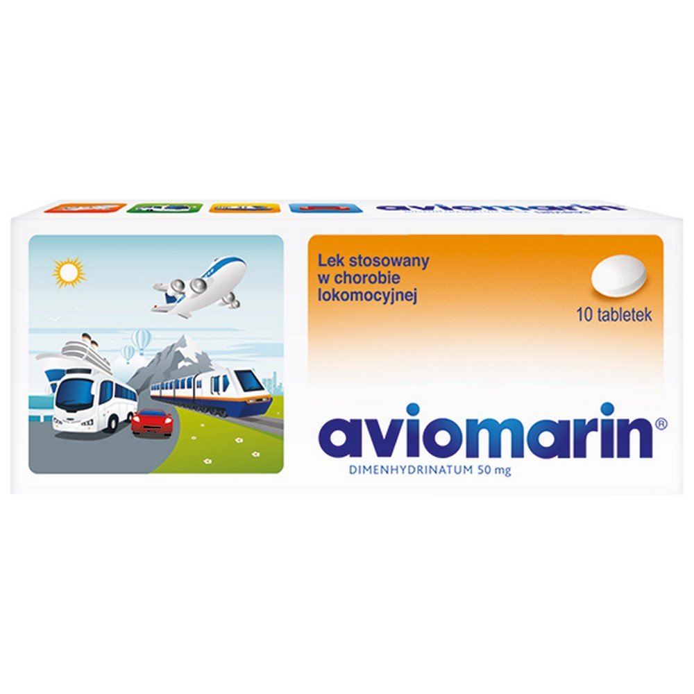 Aviomarin 50 mg tablets 10 pcs