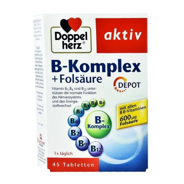 B Complex + Folic Acid Tablets 45 pcs