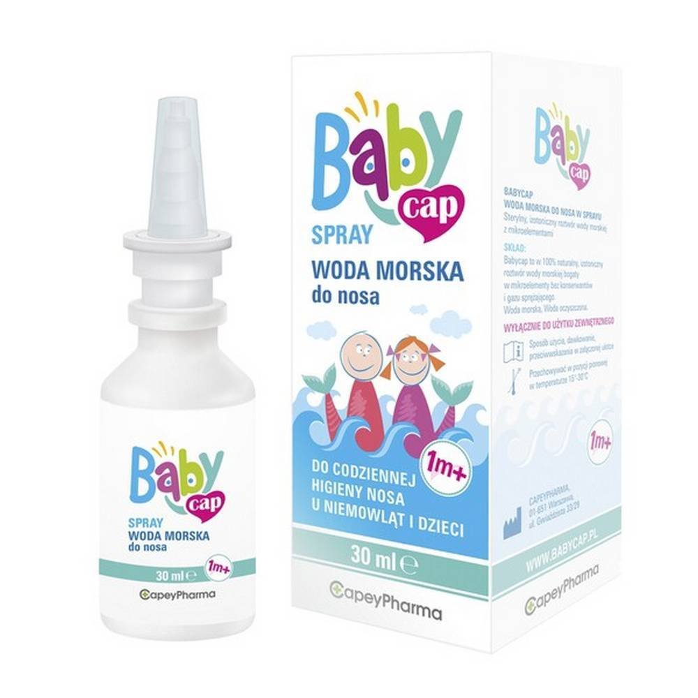 Babycap Sea Water Nasal Spray for Children 1m+ 30 ml